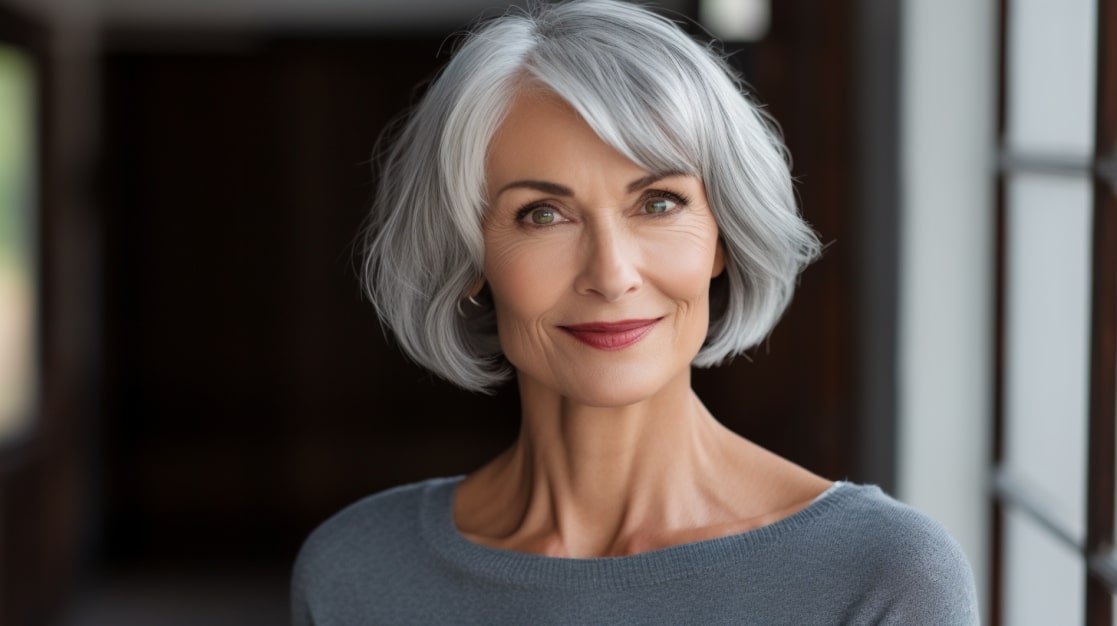 Embracing Gray Hair with Grace and Style